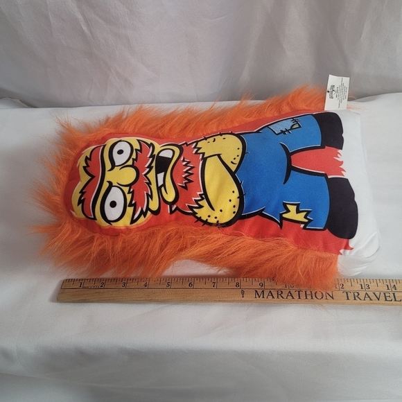 Simpsons Plush Groundskeeper Willie Pillow 14" Plush Universal Studios - Picture 6 of 6